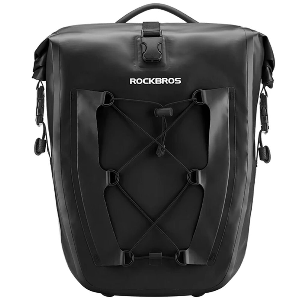 Rockbros 30140022001 ūdensizturīga velosipēda soma bagāžniekam - melns