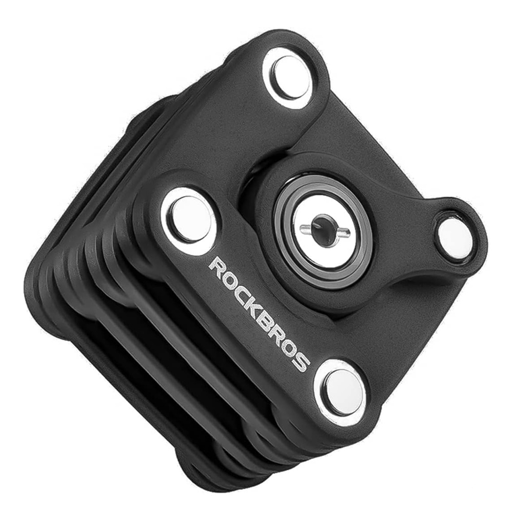 Rockbros WD795 salokāma velosipēda slēdzene - melna
