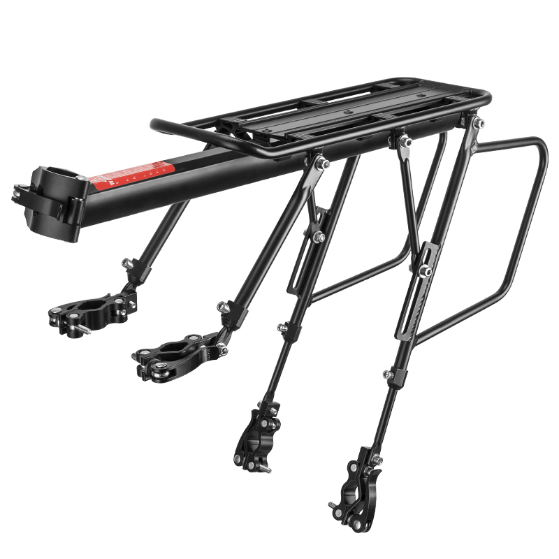 Rockbros 33210004001 velosipēda bagāžnieks ar plauktu - melns