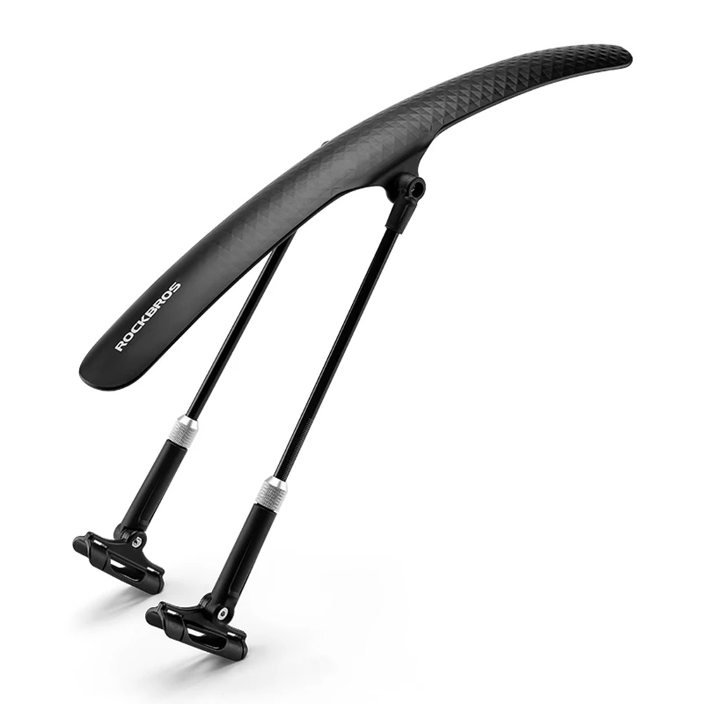 Rockbros 28210007001 universāls regulējams velosipēda dubļusargs - melns