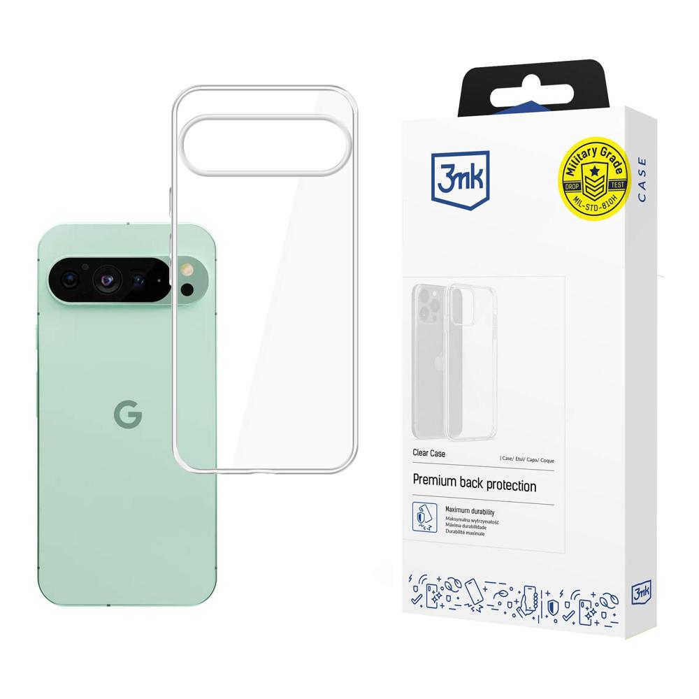 3mk Caurspīdīgs viedtālruņa apvalks Google Pixel 9 Pro XL - caurspīdīgs