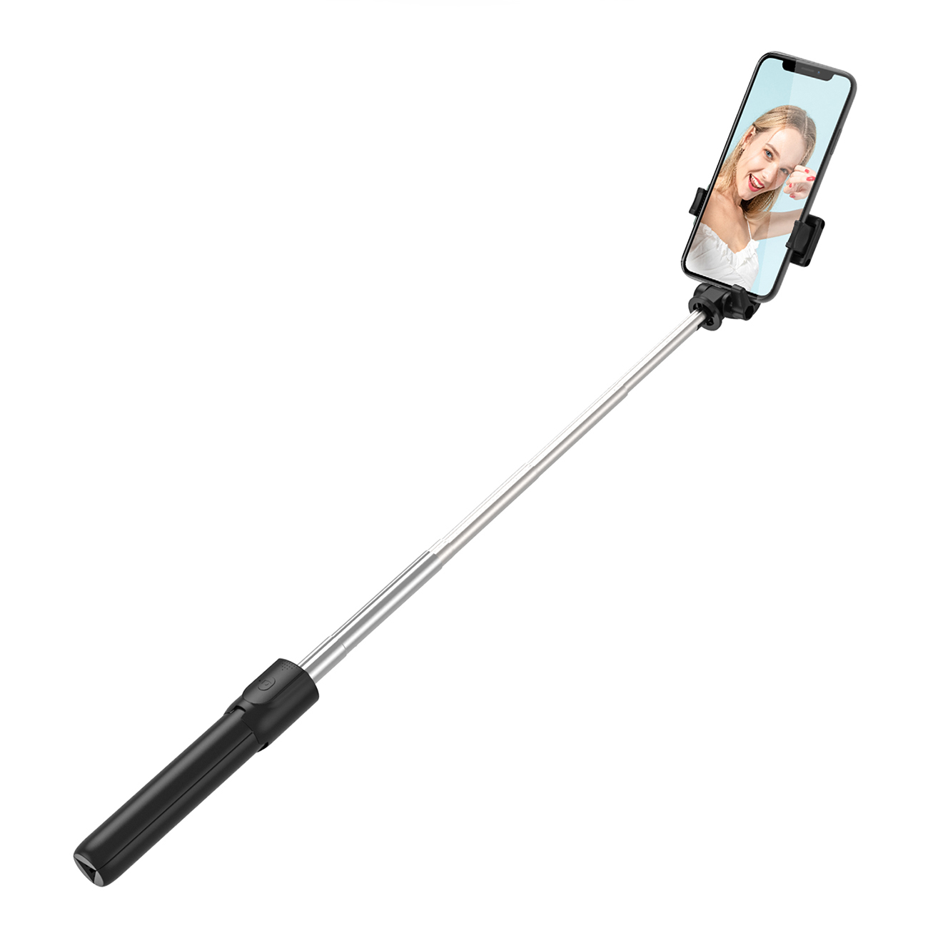 Selfiju nūja WRY1S teleskopisks statīvs 0.7m telefonam - melna