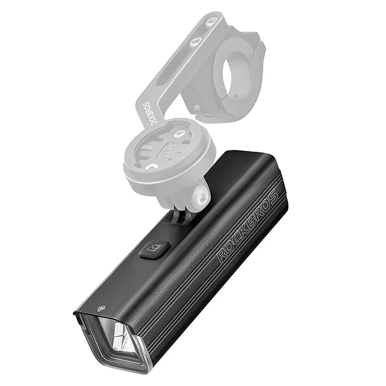 Rockbros RHL1500 priekšējais velosipēda lukturis 5000mAh 1500lm IPX6 - melns
