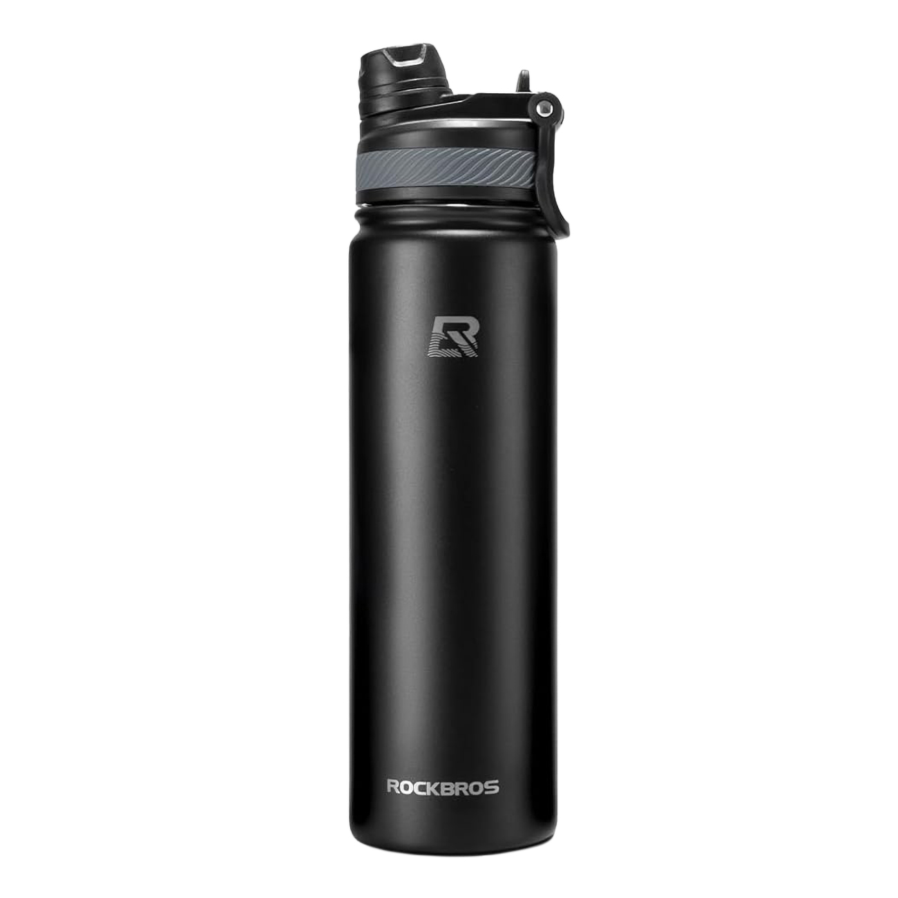 Rockbros 35210029002 termo velosipēda pudele dzērieniem 650 ml - melna