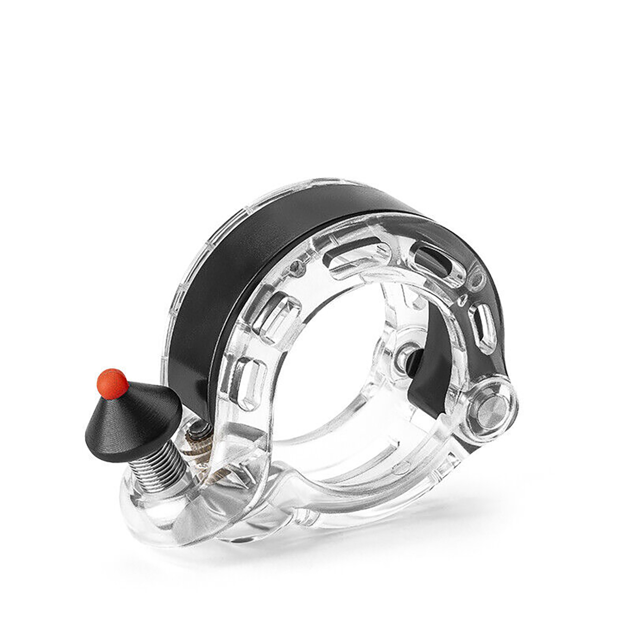 Rockbros 34210028002 Q formas velosipēda zvaniņš - caurspīdīga