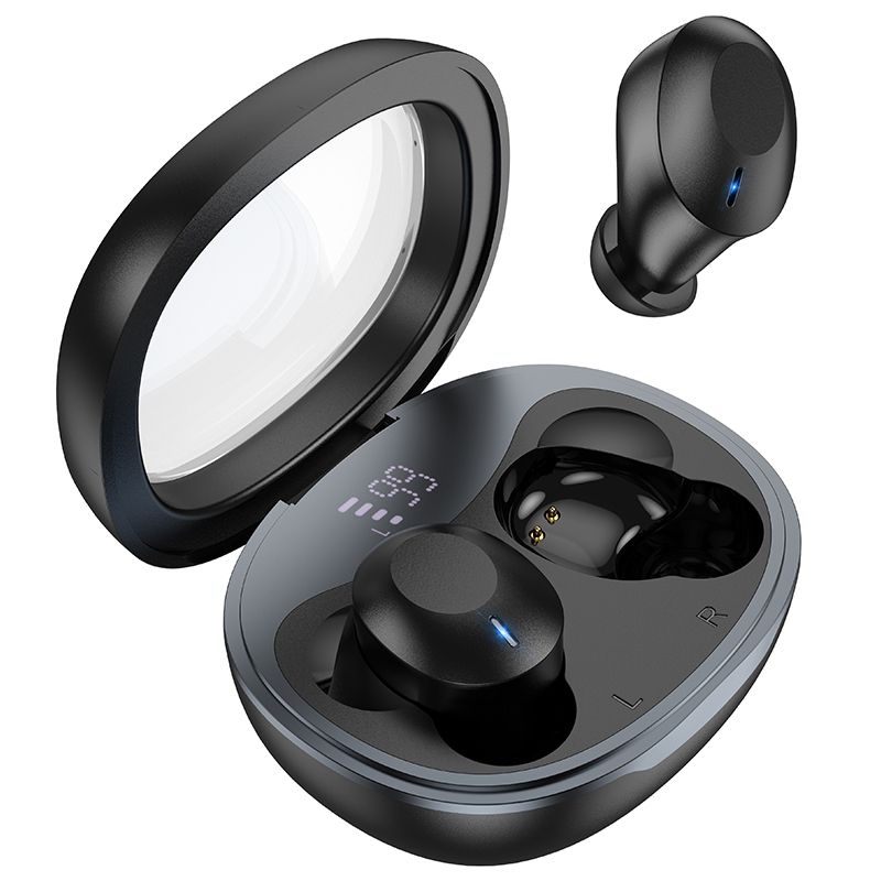 HOCO bezvadu Bluetooth austiņas TWS EQ3 melnas