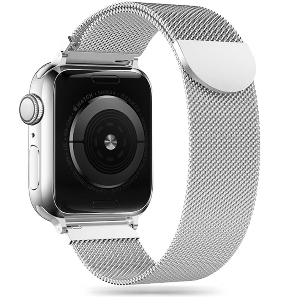 TECH-PROTECT MILANESEBAND APPLE WATCH 4 / 5 / 6 / 7 / 8 / 9 / SE / ULTRA 1 / 2 (42 / 44 / 45 / 49 MM) СЕРЕБРИСТЫЙ