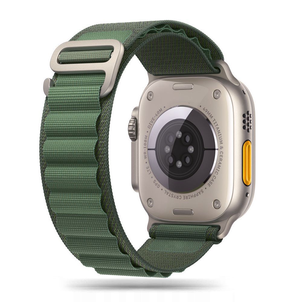 TECH-PROTECT NYLON PRO APPLE WATCH 4 / 5 / 6 / 7 / 8 / 9 / SE / ULTRA 1 / 2 (42 / 44 / 45 / 49 MM) военный зеленый