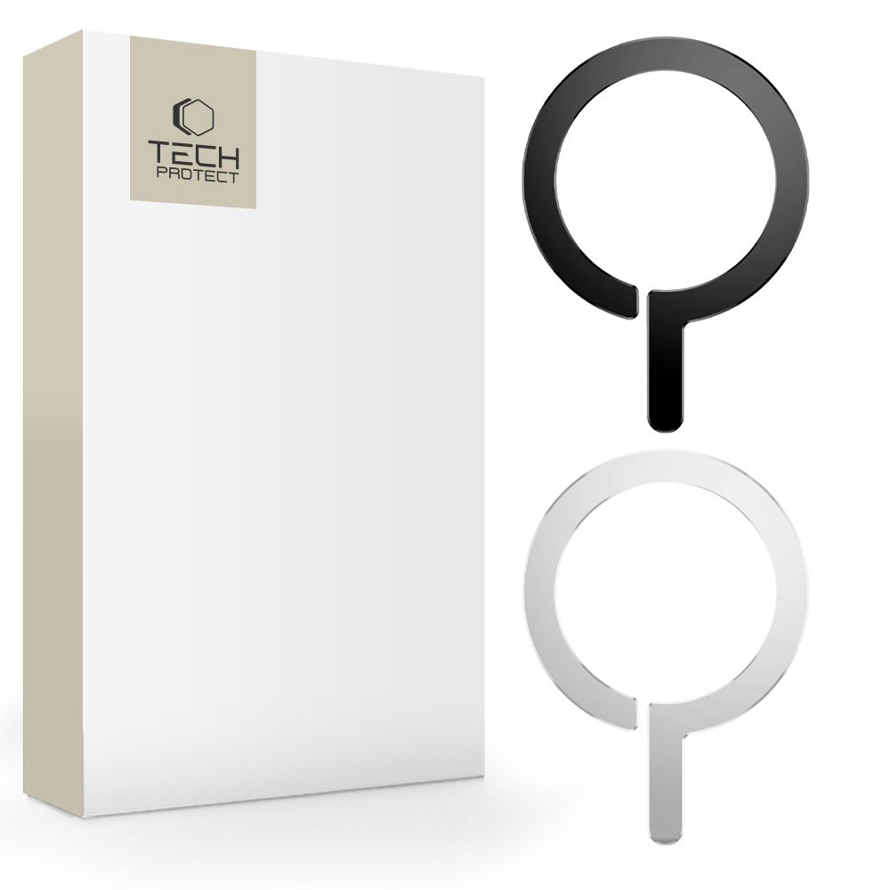 TECH-PROTECT METALRING MAGSAFE UNIVERSAL MAGNETIC RING 2-PACK MELNS & SUDRABA