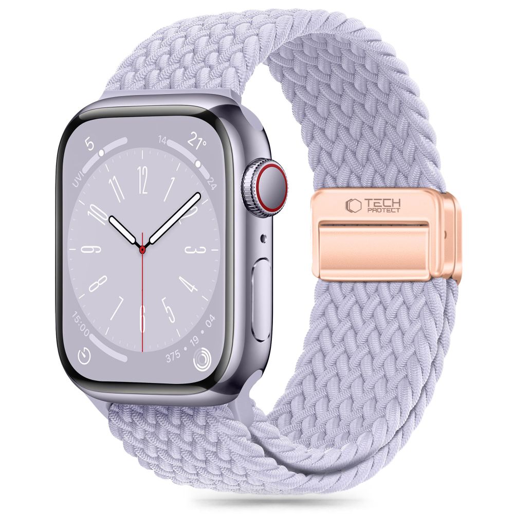 Tech-Protect Nylonmag ремешок для Apple Watch 4 / 5 / 6 / 7 / 8 / 9 / SE (38 / 40 / 41 mm) - фиолетовый