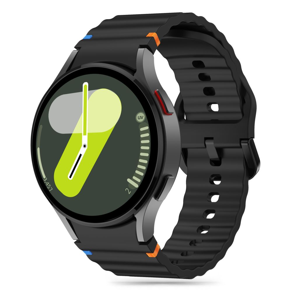 TECH-PROTECT SILICONE SPORT SAMSUNG GALAXY WATCH 4 / 5 / 5 PRO / 6 / 7 / FE ЧЕРНЫЙ