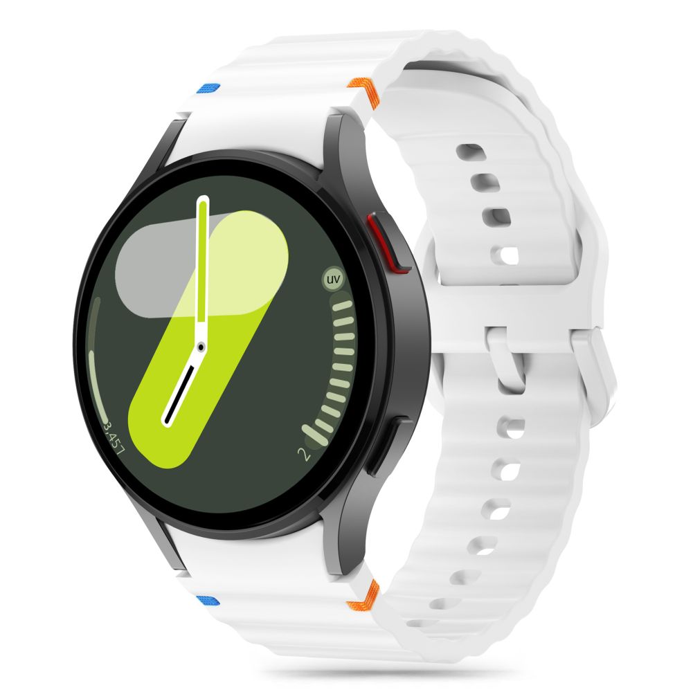 TECH-PROTECT SILICONE SPORT SAMSUNG GALAXY WATCH 4 / 5 / 5 PRO / 6 / 7 / FE БЕЛЫЙ