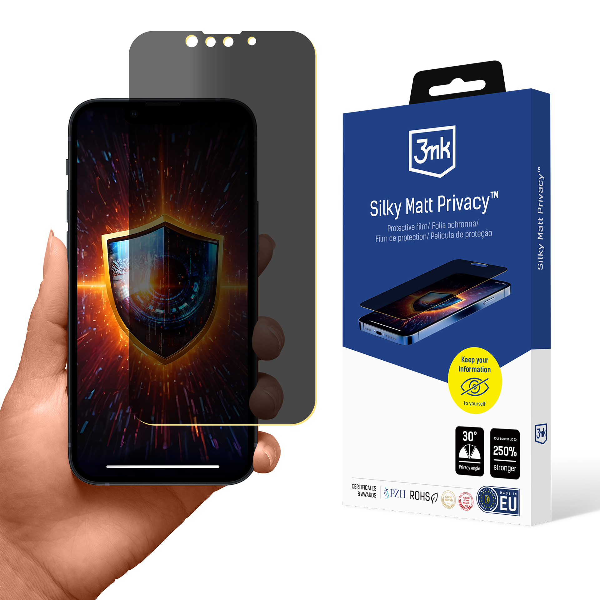 3mk Silky Matt Privacy privātuma aizsargplēve Apple iPhone 13 Mini