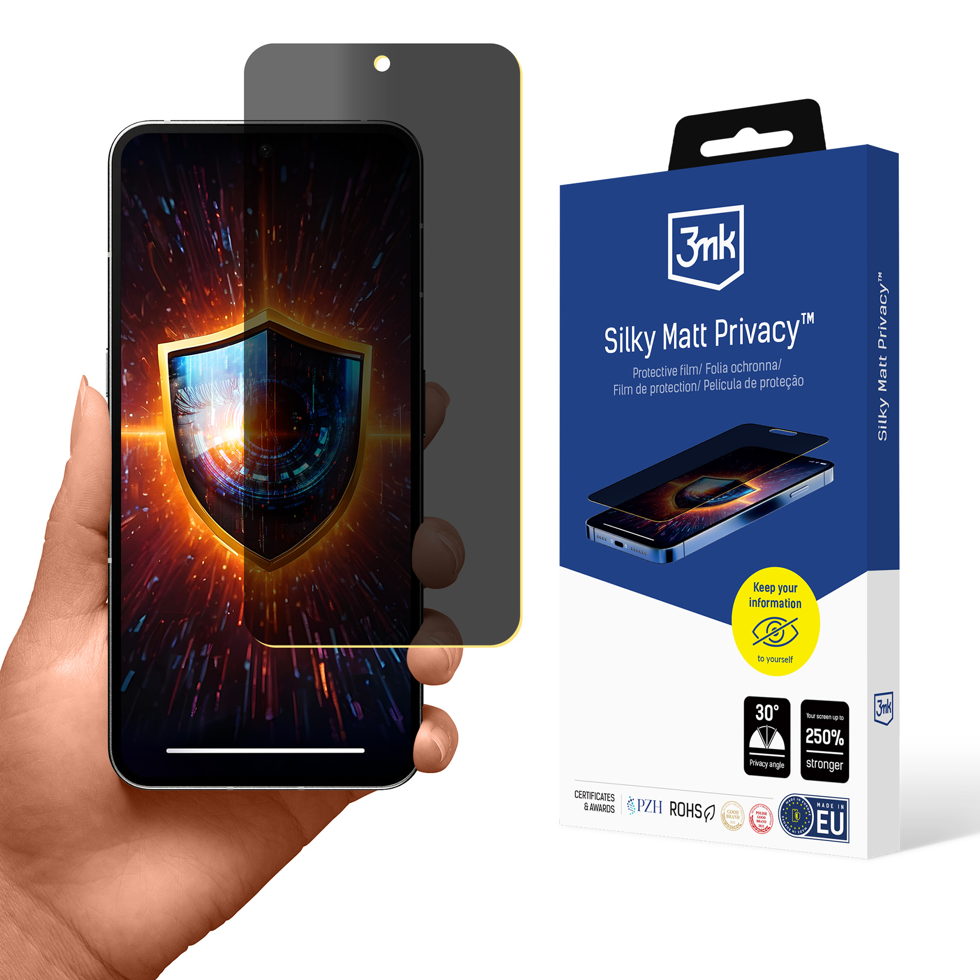 Privātuma plēve 3mk Silky Matt Privacy Nothing Phone 2