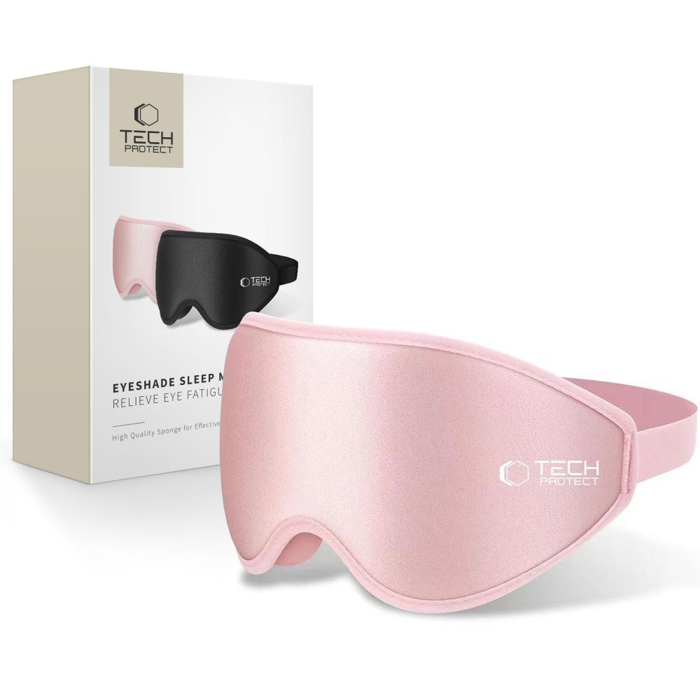 TECH-PROTECT EYESHADE MIEGA MASKA GAIŠI ROZĀ