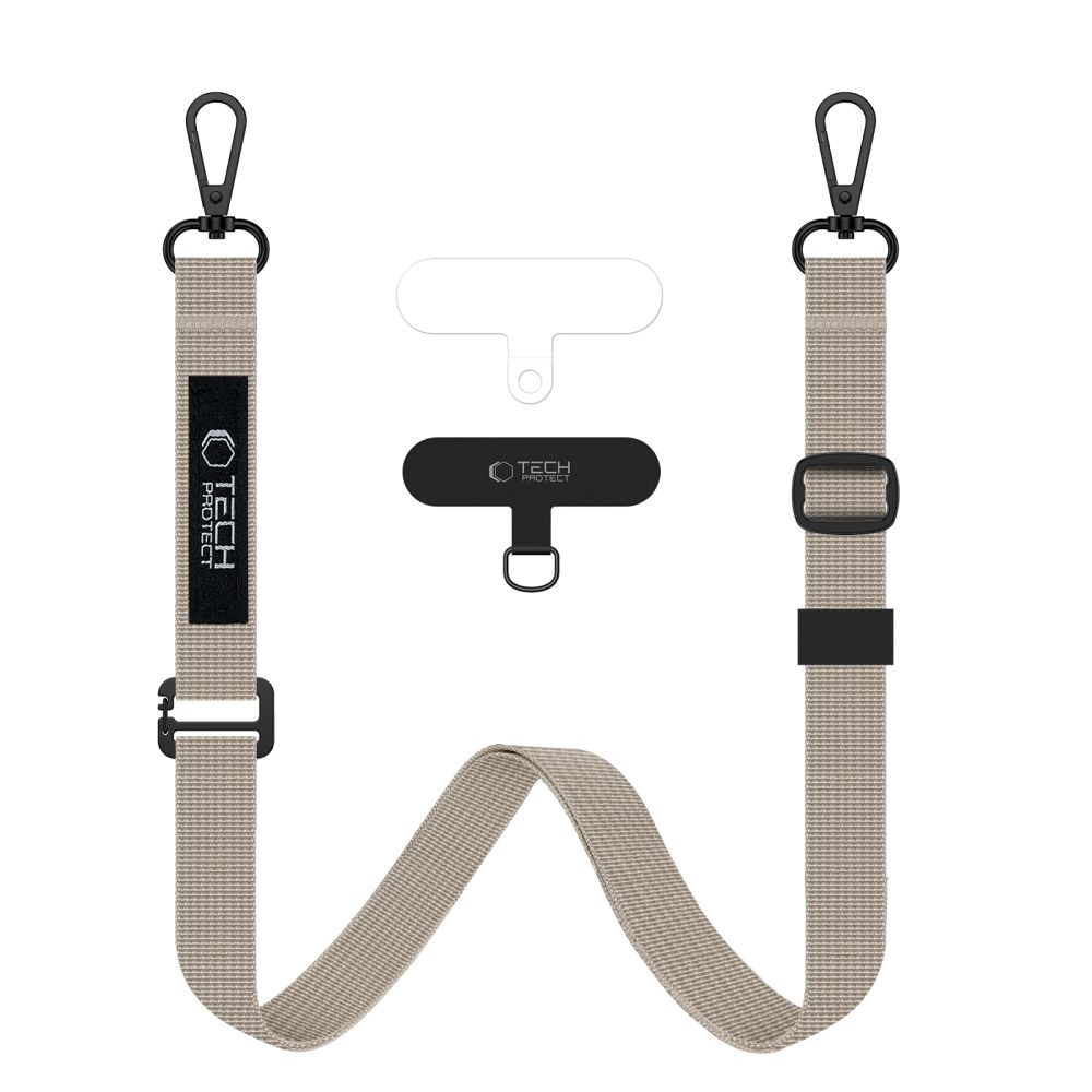 TECH-PROTECT C6S virves crossbody siksniņa krēmkrāsas