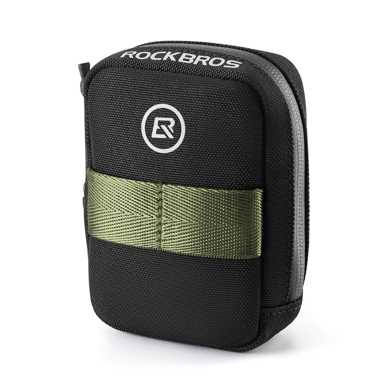 Rockbros mini sedla soma ar CO2 baloniņa turētāju - melns/zaļš
