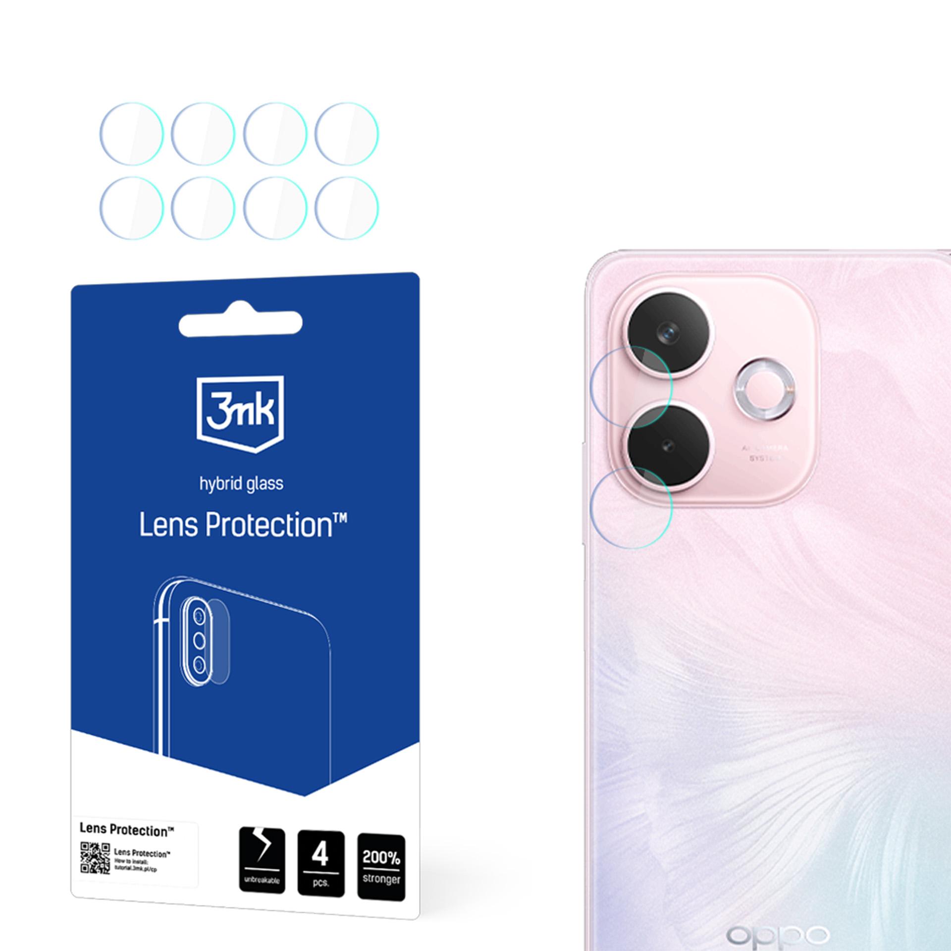 3mk objektīva aizsardzība hibrīdstikls kameras objektīvam Oppo A5 Pro 5G