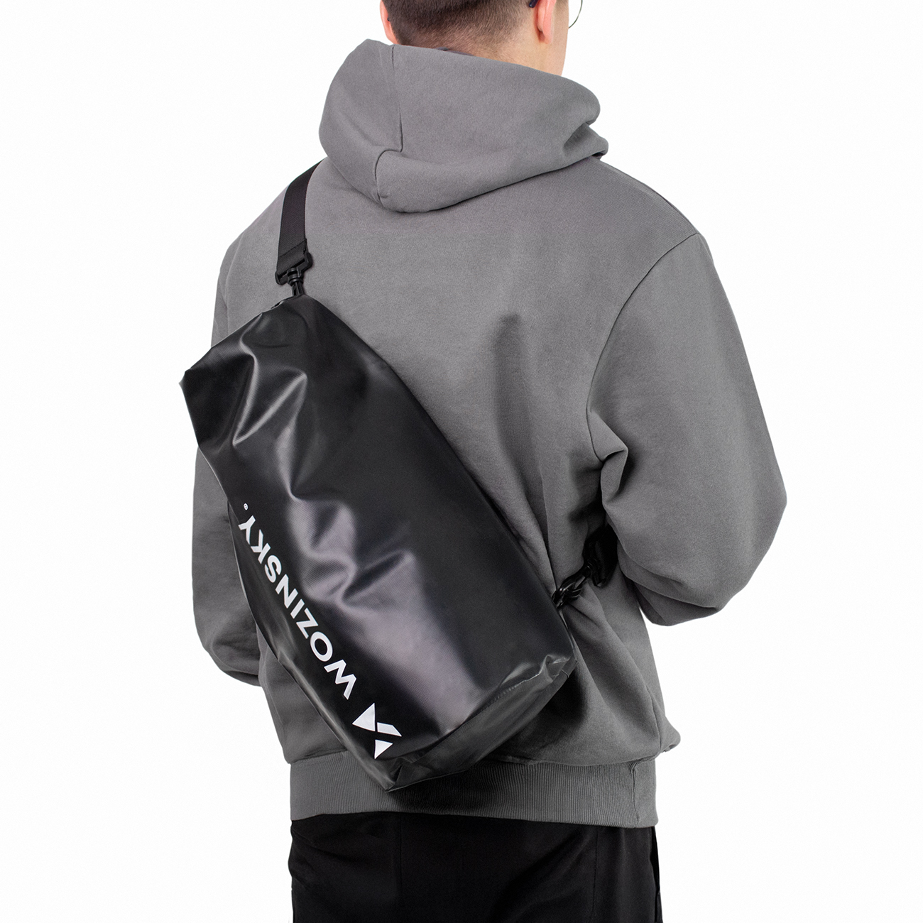 Wozinsky WWK-20 ūdensizturīga soma SUP kajakam 20 l - melna
