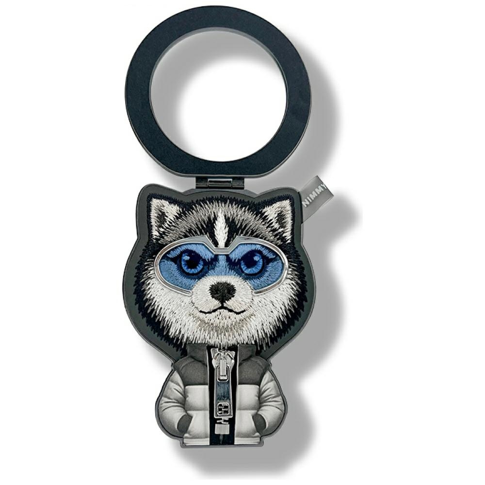 Nimmy Cool&Cute 2.0 Wolf magnētiskais piekariņš melns