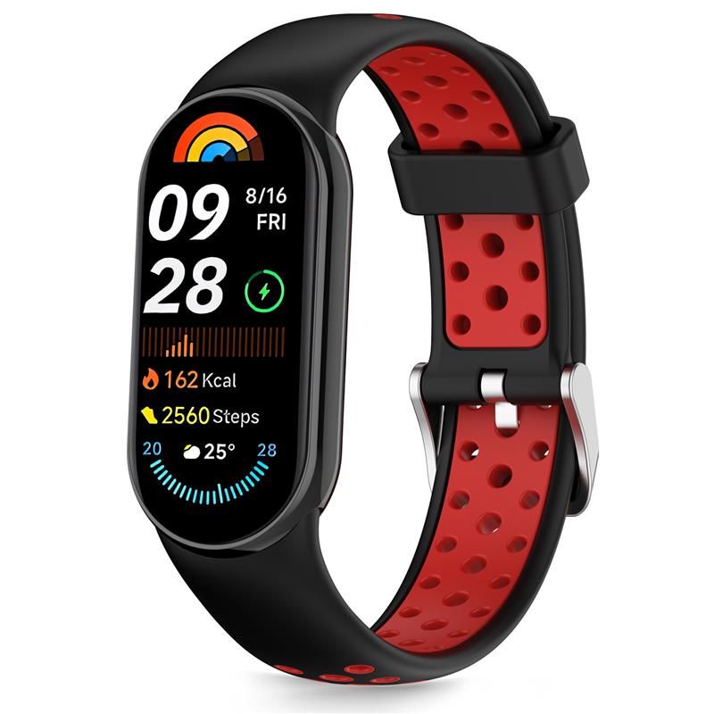 TECH-PROTECT ICONBAND AIR XIAOMI SMART BAND 8 / 9 / 10 / NFC черный/красный