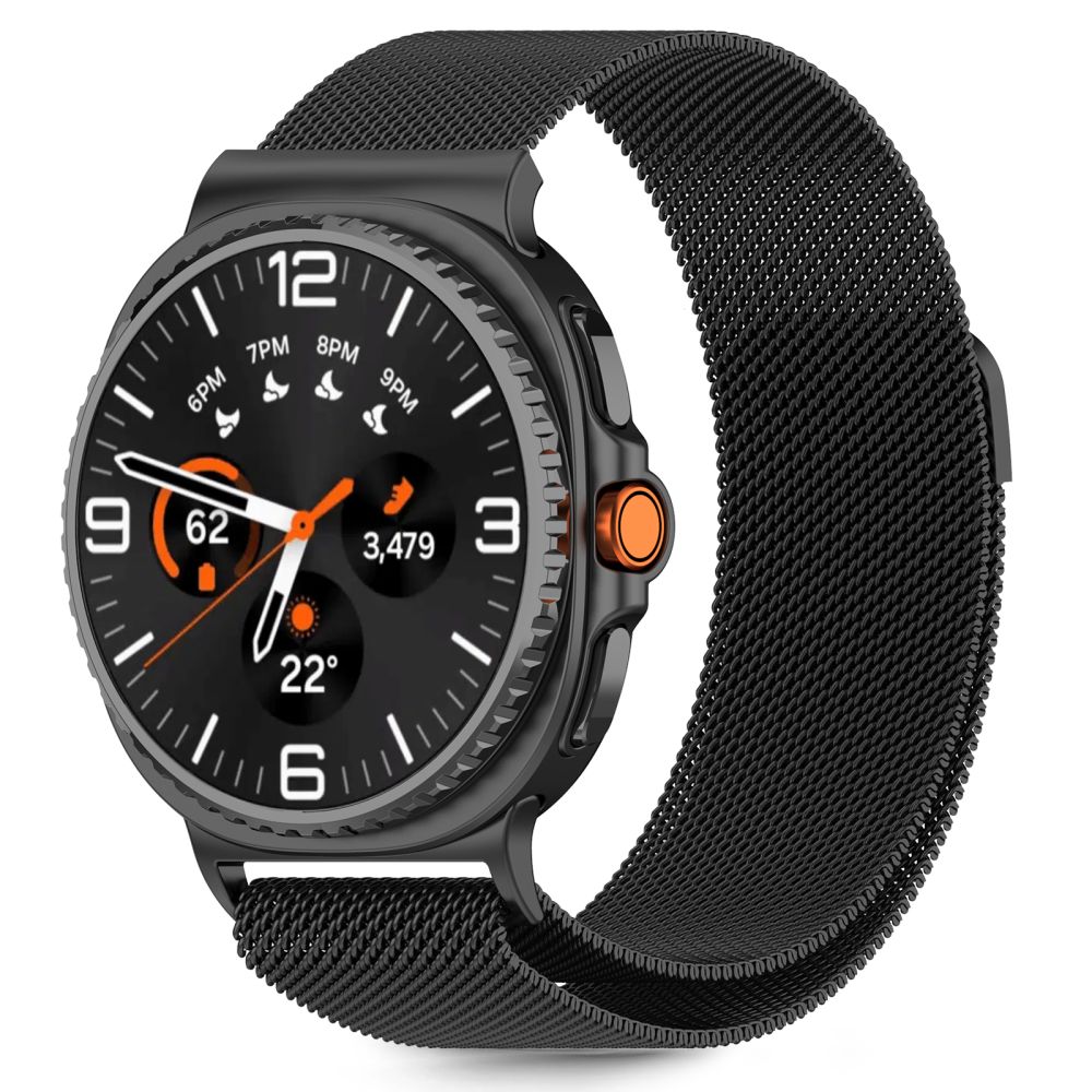 Tech-Protect MilaneseBand ремешок для Samsung Galaxy Watch 40/44/46 mm — черный