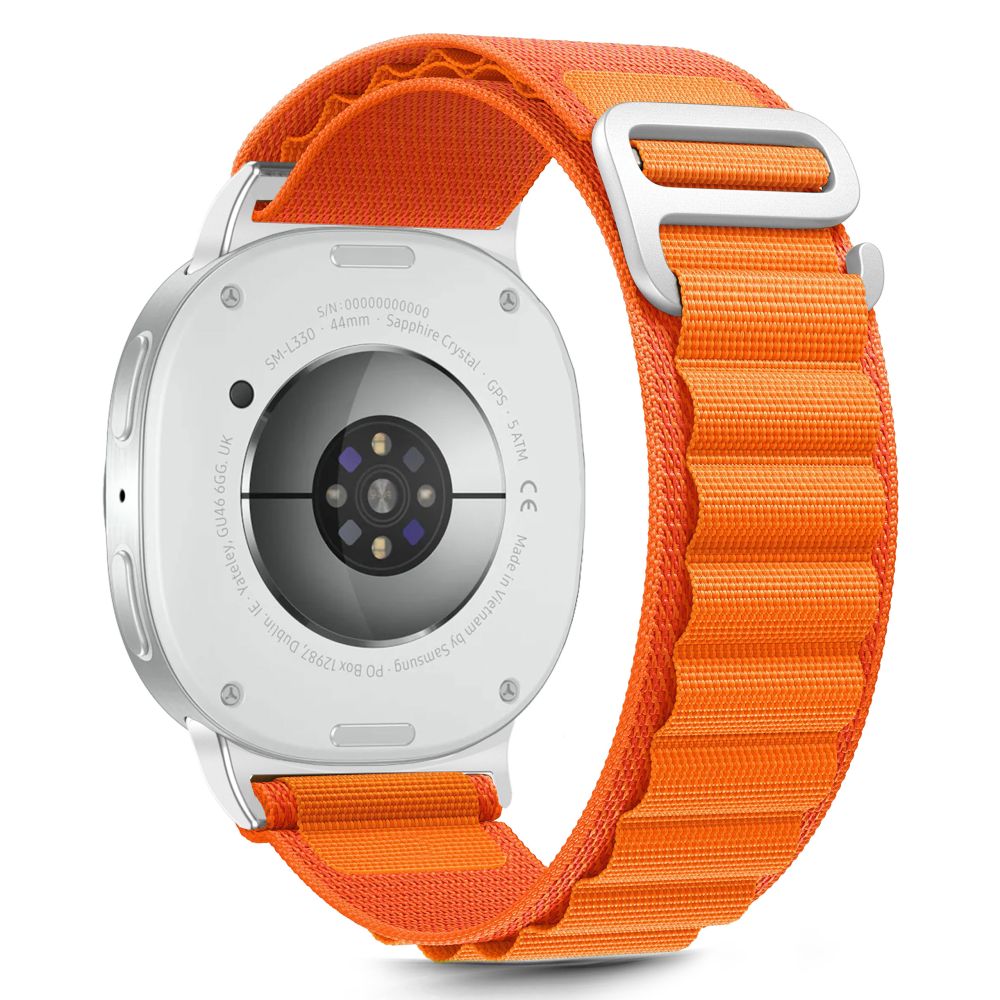 Tech-Protect Nylon Stripe ремешок для Samsung Galaxy Watch 40/44/46 mm - оранжевый