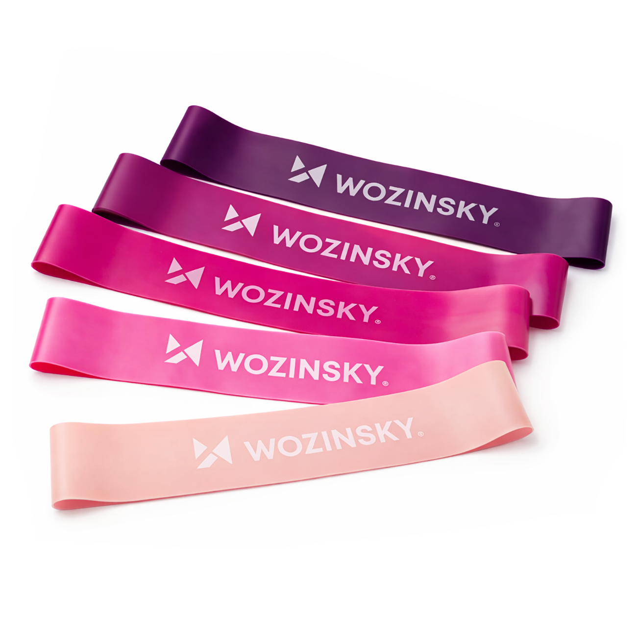 Wozinsky WGO-5A mini aktivizācijas pretestības lentes no TPE - 5 gab.