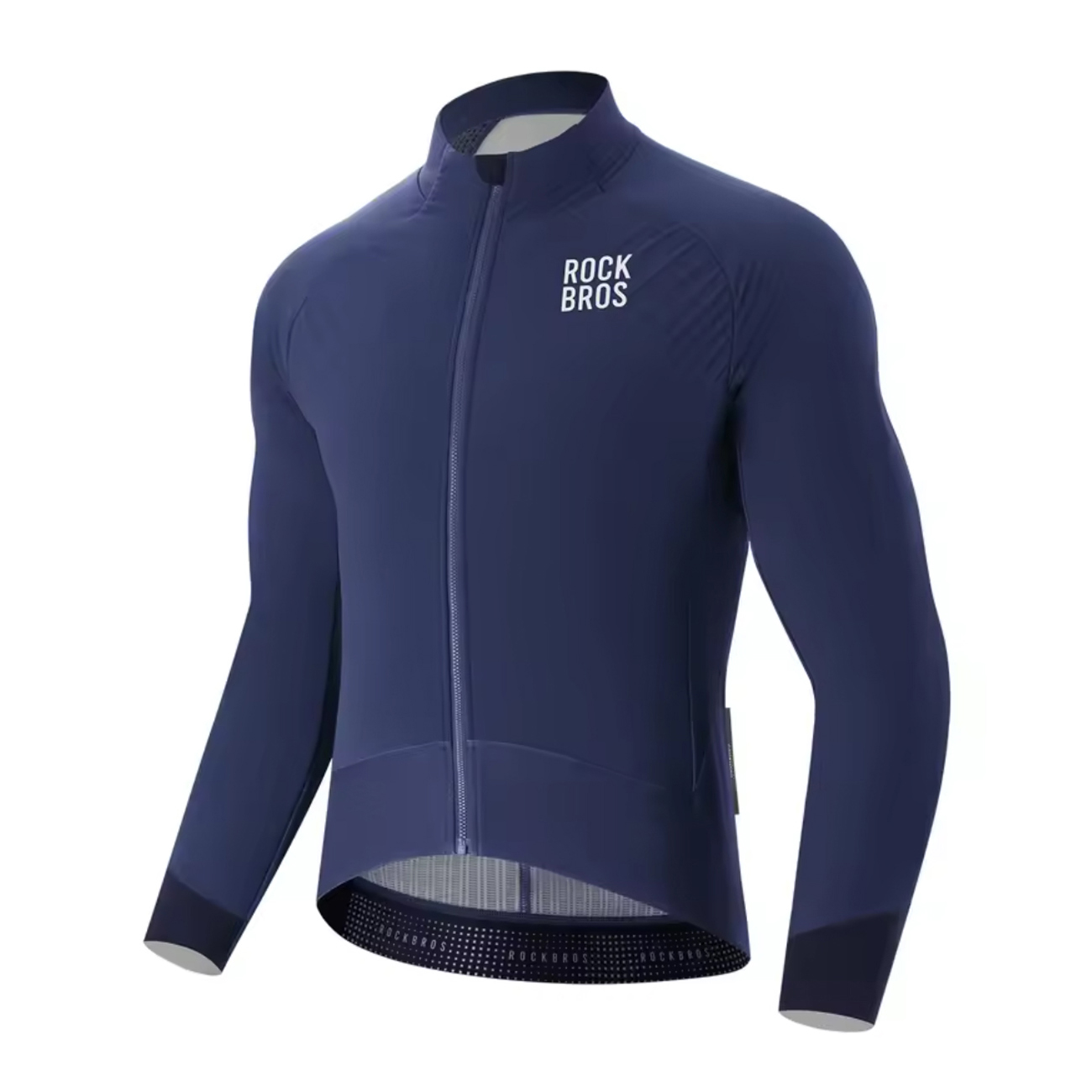 Rockbros YDWT014 Winter Fleece Double Layer Cycling Jacket Size L - Blue