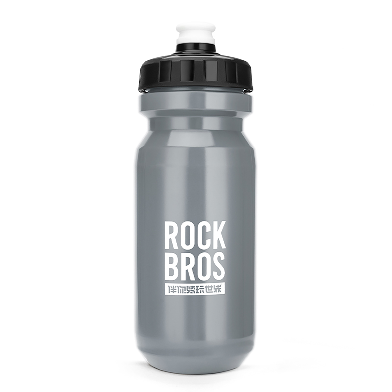 Rockbros 600 ml velosipēda pudele - pelēka