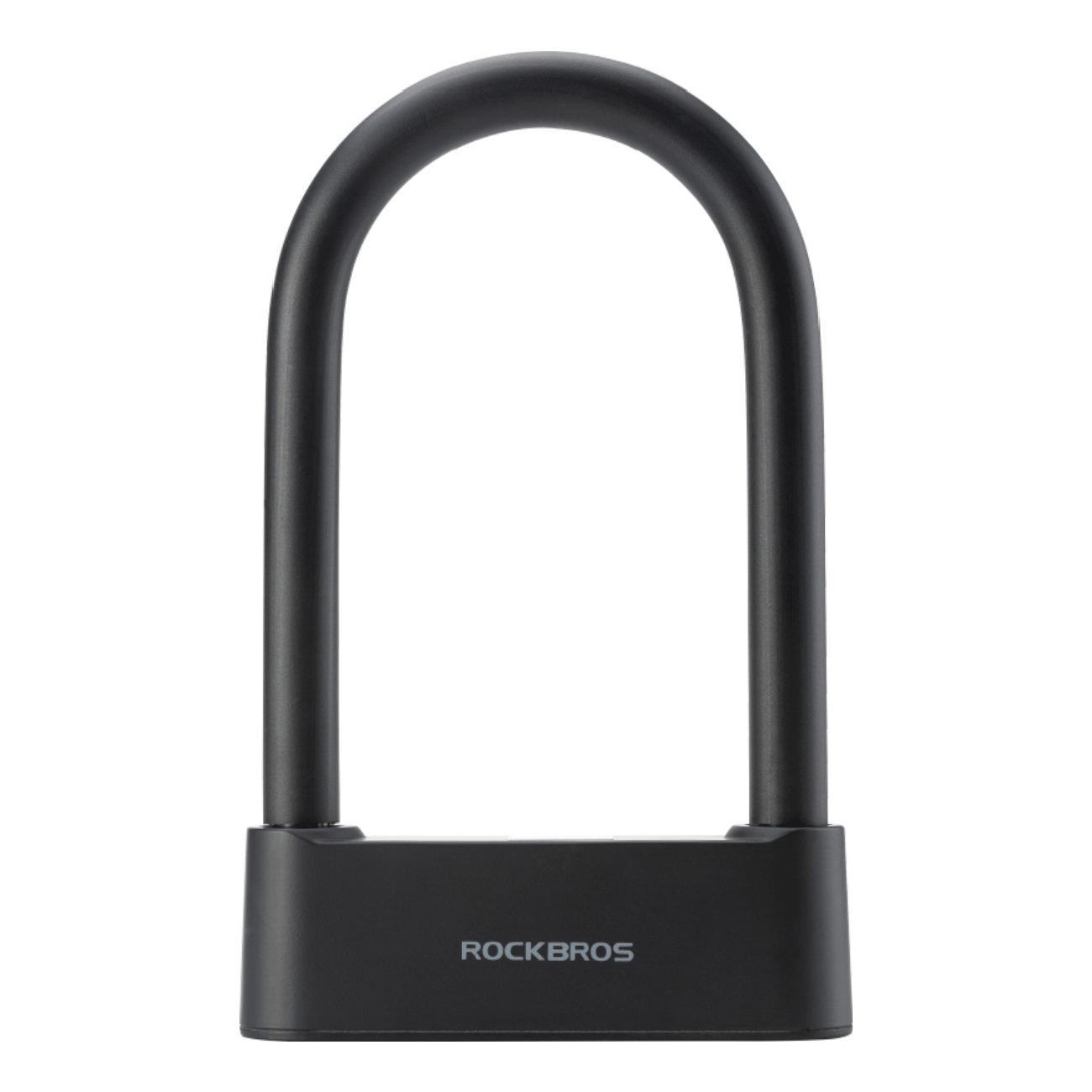 Rockbros 32210818001 SMART velosipēda slēdzene ar pirkstu nospiedumu lasītāju un Bluetooth savienojumu - melna