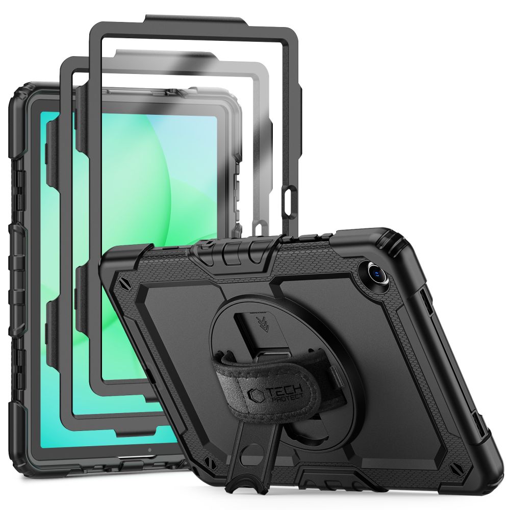 Tech-Protect Solid macins priekš Samsung Galaxy Tab A9+ / A11+ Plus 11.0 X210 / X215 / X216 / X230 / X235 / X236 - Melns