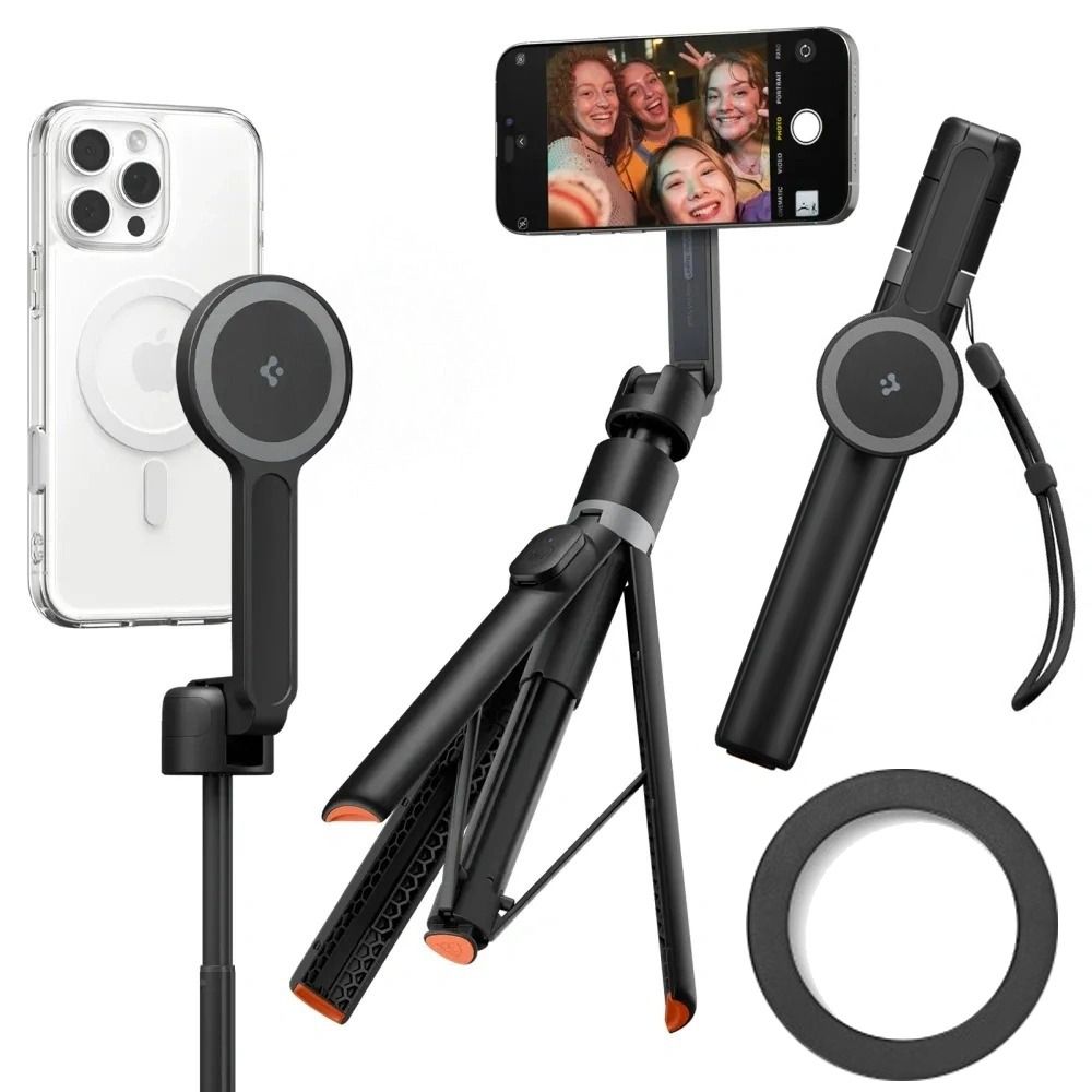 SPIGEN S581W MAGSAFE BLUETOOTH SELFIJA NŪJA-STATĪVS melns