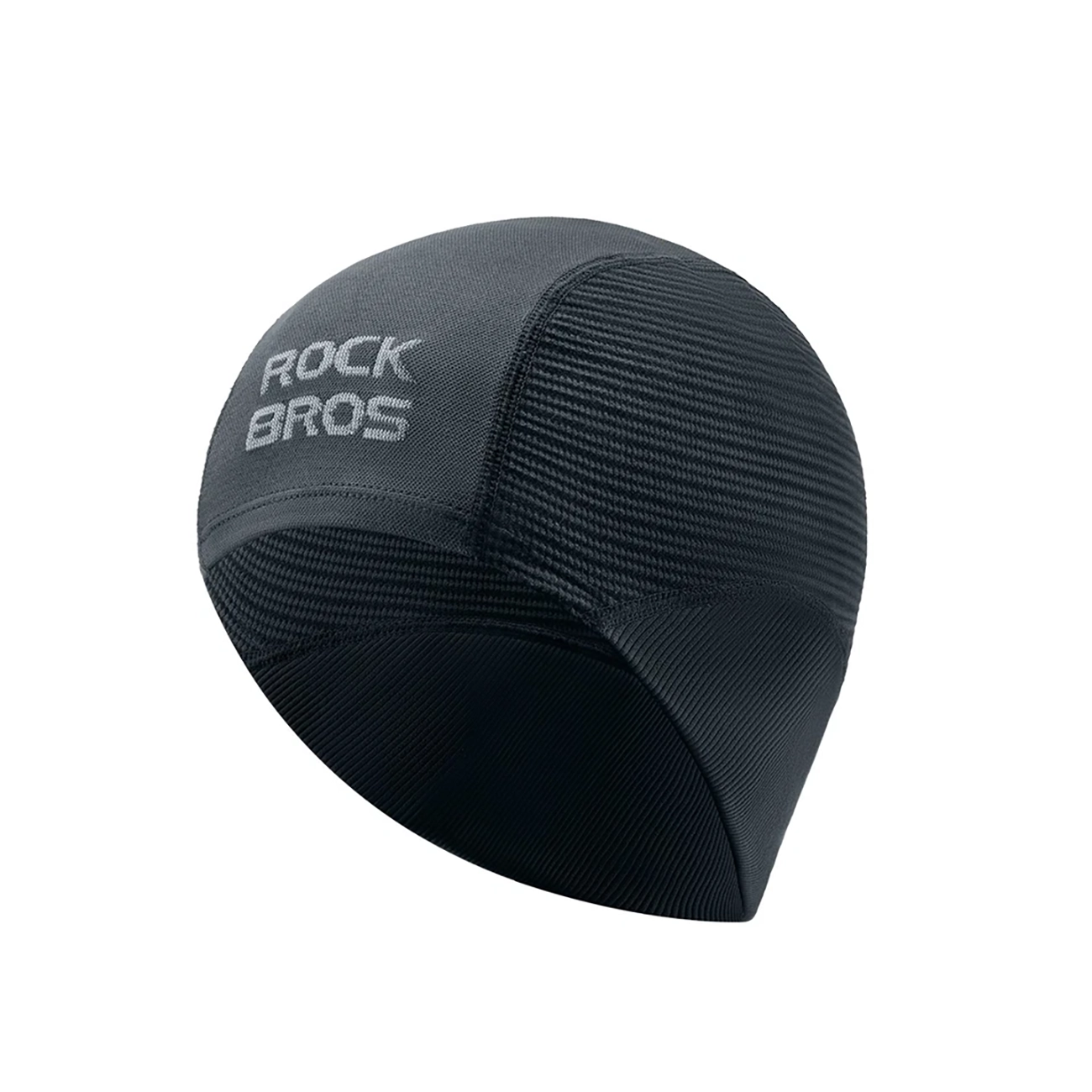 Rockbros LF25956 bezšuvju adīta riteņbraukšanas cepure – melna