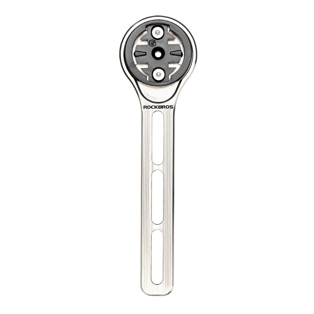 Rockbros FK-307T titāna sakausējuma velosipēda datora turētājs – titāna krāsā