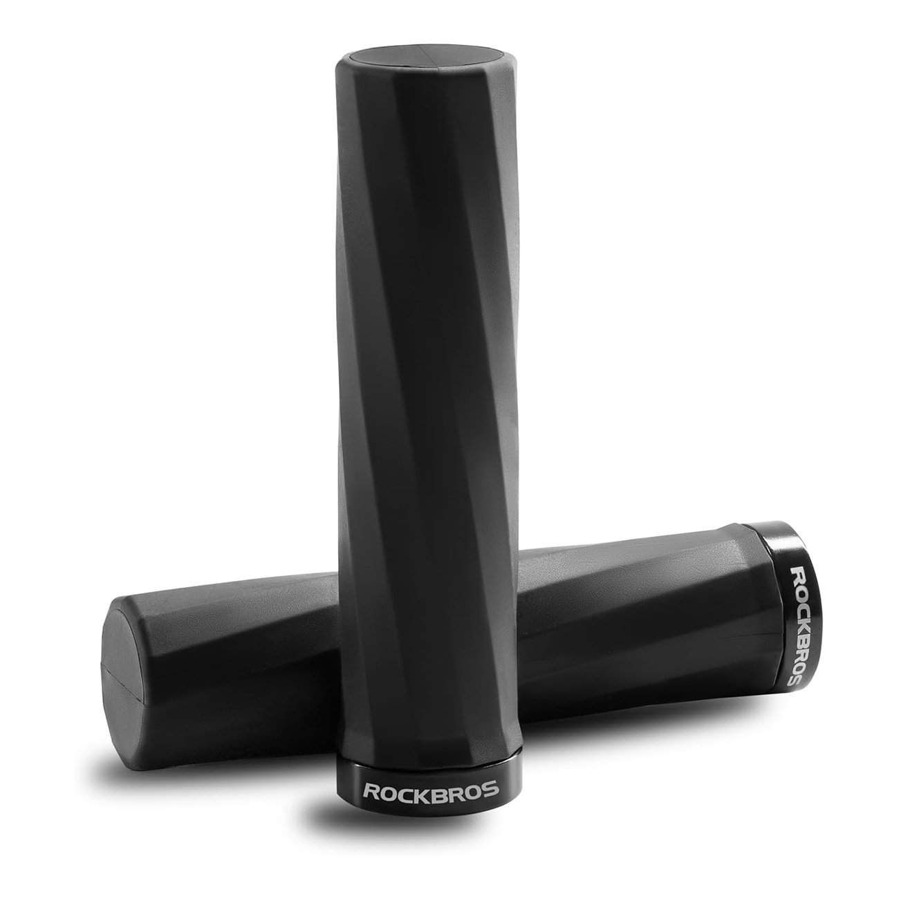Rockbros 71230002004 gumijas velosipēda rokturi – melni