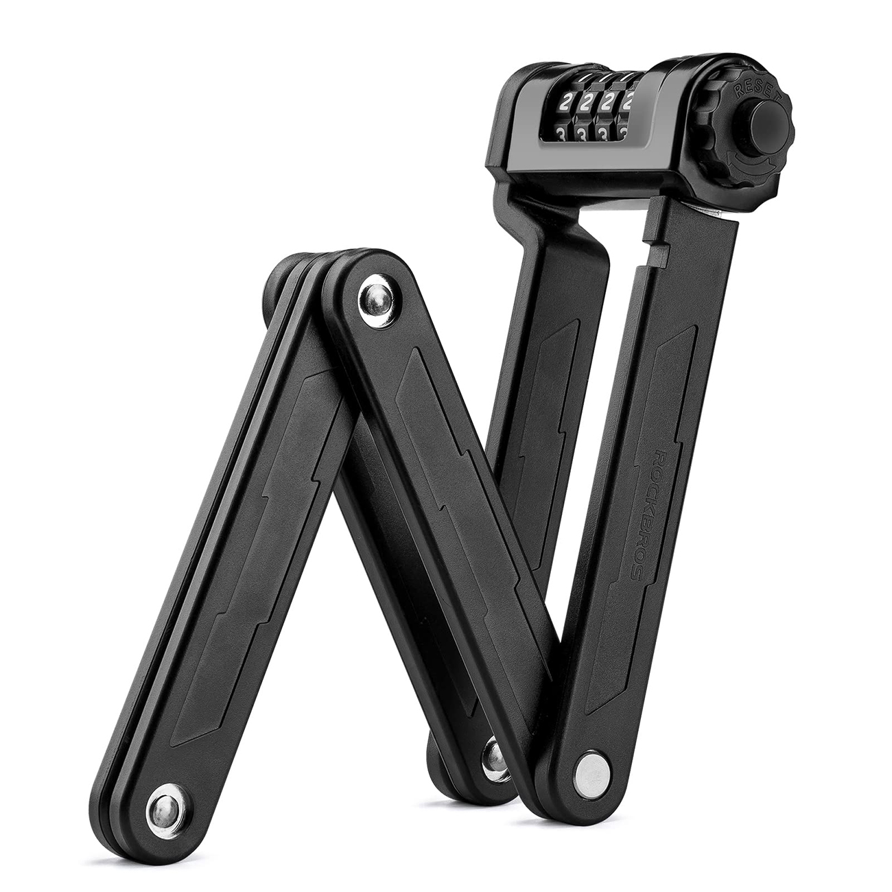 Rockbros LFCXR0085 saliekama velosipēda slēdzene ar kodu – melna
