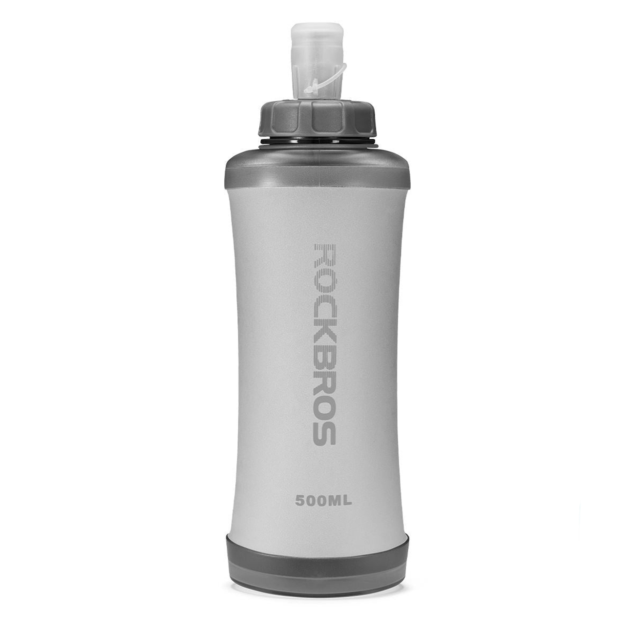 Rockbros 350017001 mīkstā skriešanas pudele, 500 ml – balta