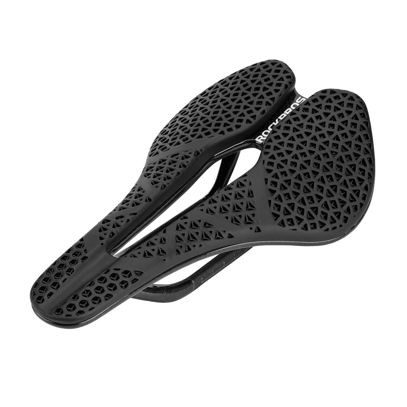 Rockbros LF0214 anatomisks 3D ūdensizturīgs velosipēda sēdeklis – melns
