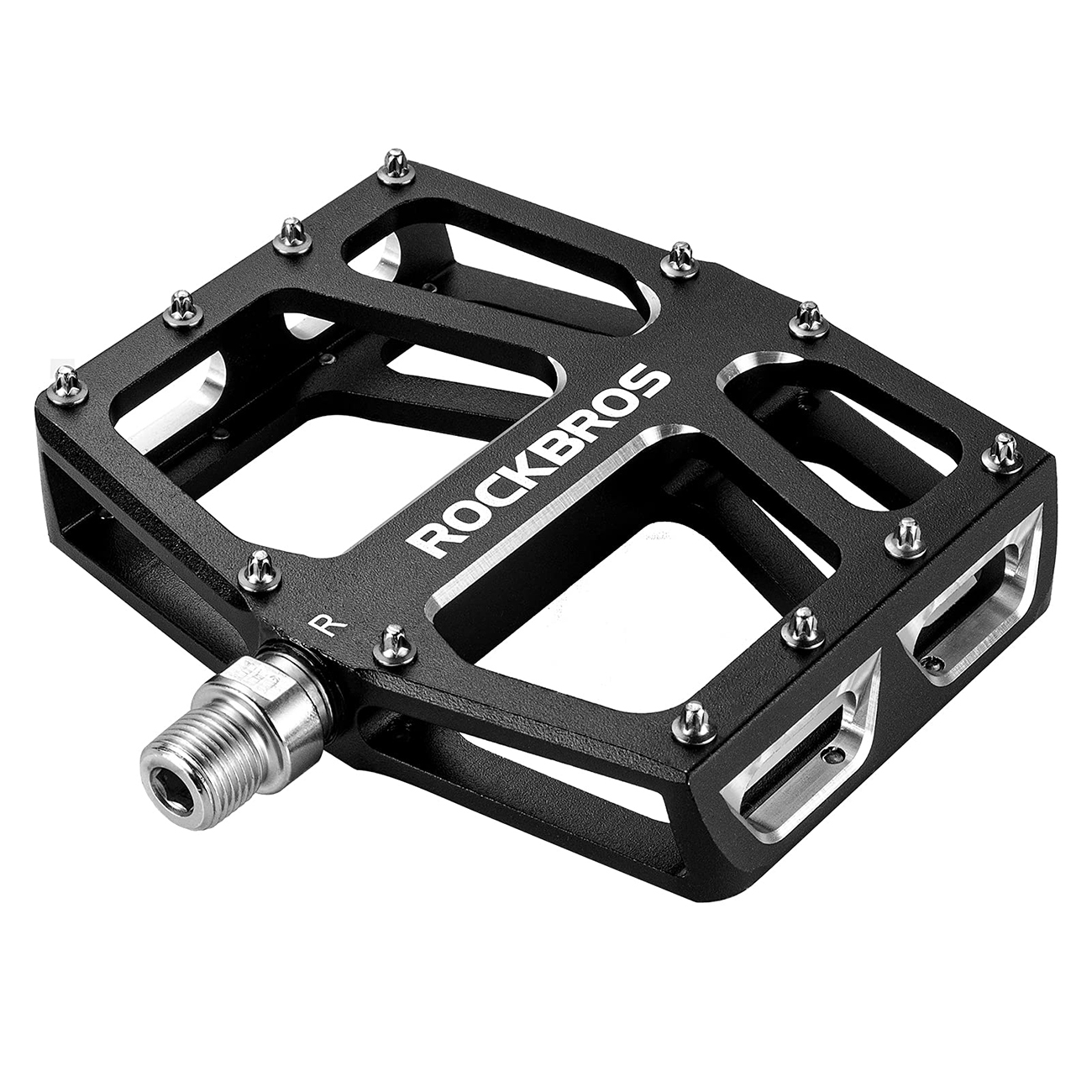 Rockbros K399-BK velosipēda pedāļi ar platu platformu – melni
