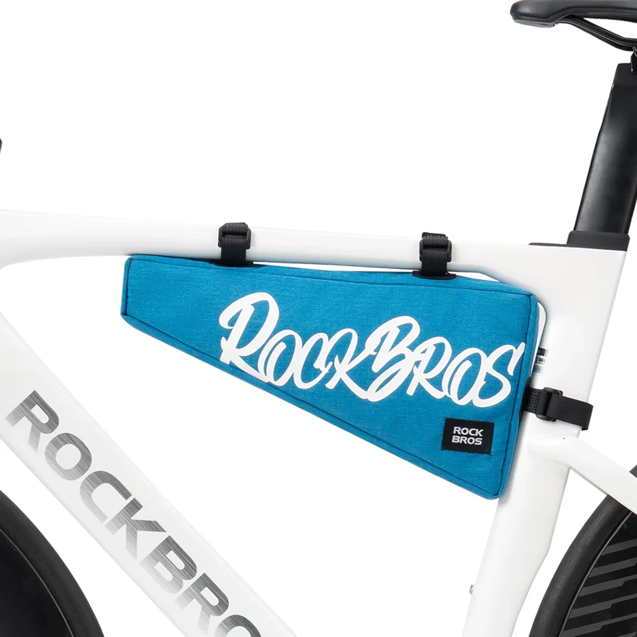 Rockbros G008 Flash Journey trīsstūra velosipēda rāmja soma XL 1.9 l - zila