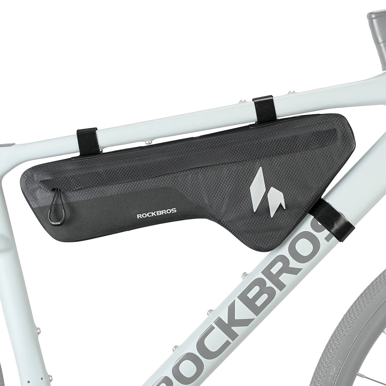 Rockbros AS-152 velosipēda apakšējās caurules soma ūdensizturīga 1.9L - melna