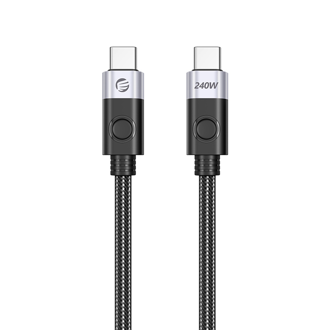 Orico 240W USB-C uz USB-C uzlādes kabelis, 1.5 m (melns)