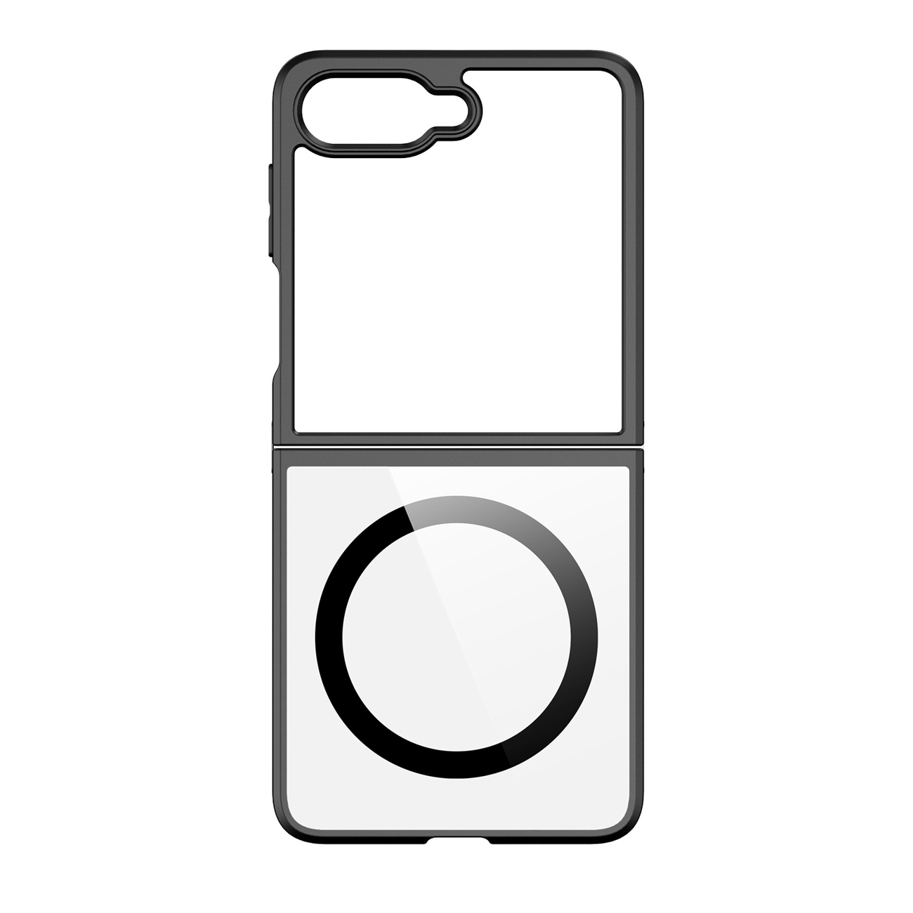 Ar MagSafe saderīgs DUX DUCIS AIMO MAG maciņš SAMSUNG Z Flip 8, melns