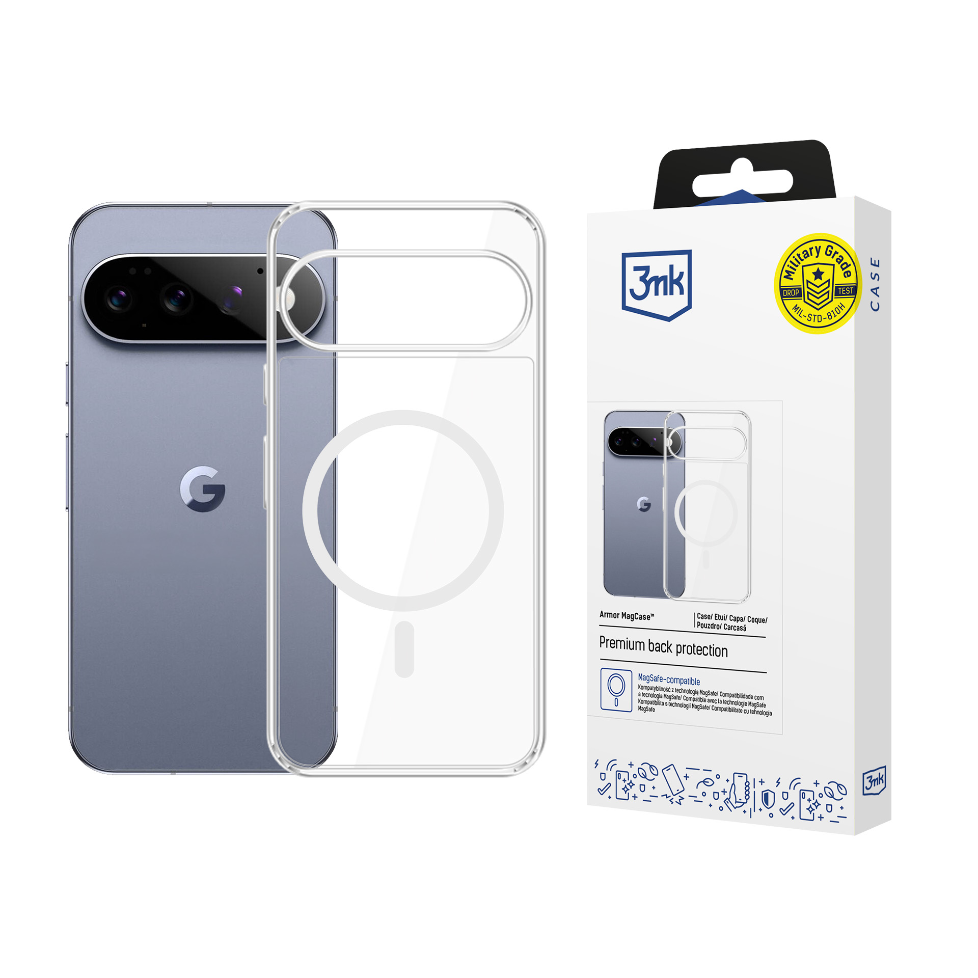 3mk Armor MagCase for Google Pixel 11 Pro XL - Transparent