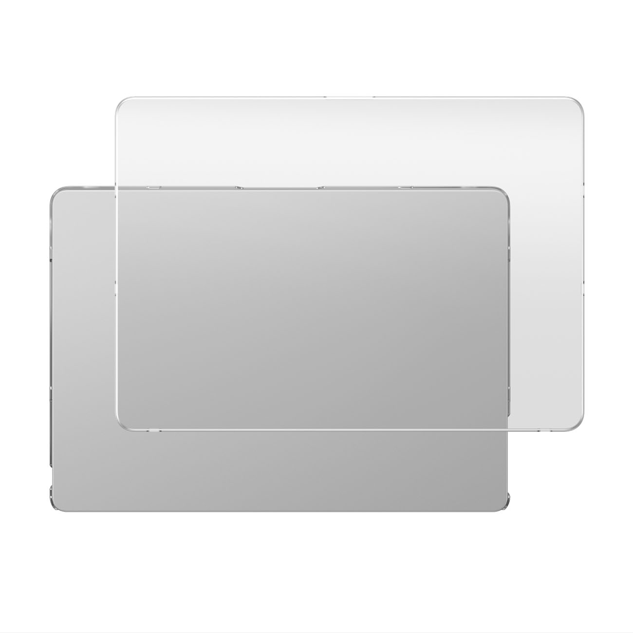 AmazingThing Titan cietais aizsargapvalks MacBook Air M5 15" – caurspīdīgs