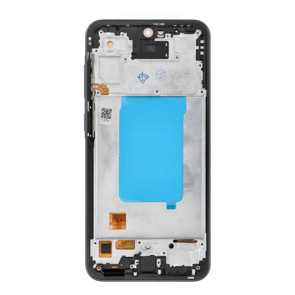 REWA OLED LCD displejs ar rāmi SAMSUNG A36, melns