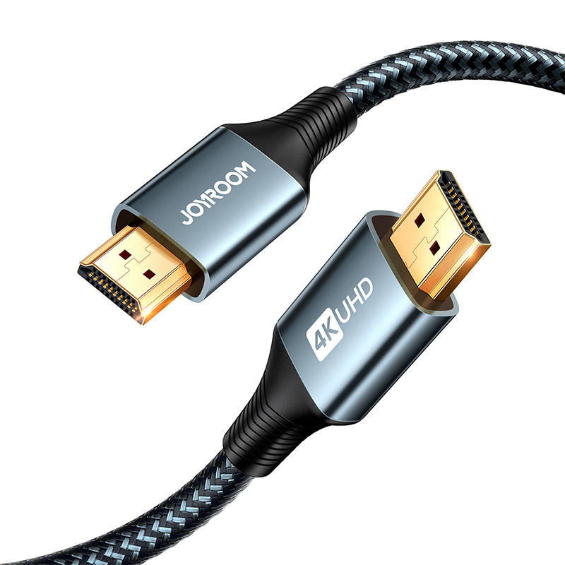 Joyroom SY-20H1 HDMI–HDMI kabelis, 4K 60 Hz, 2 m (pelēks)