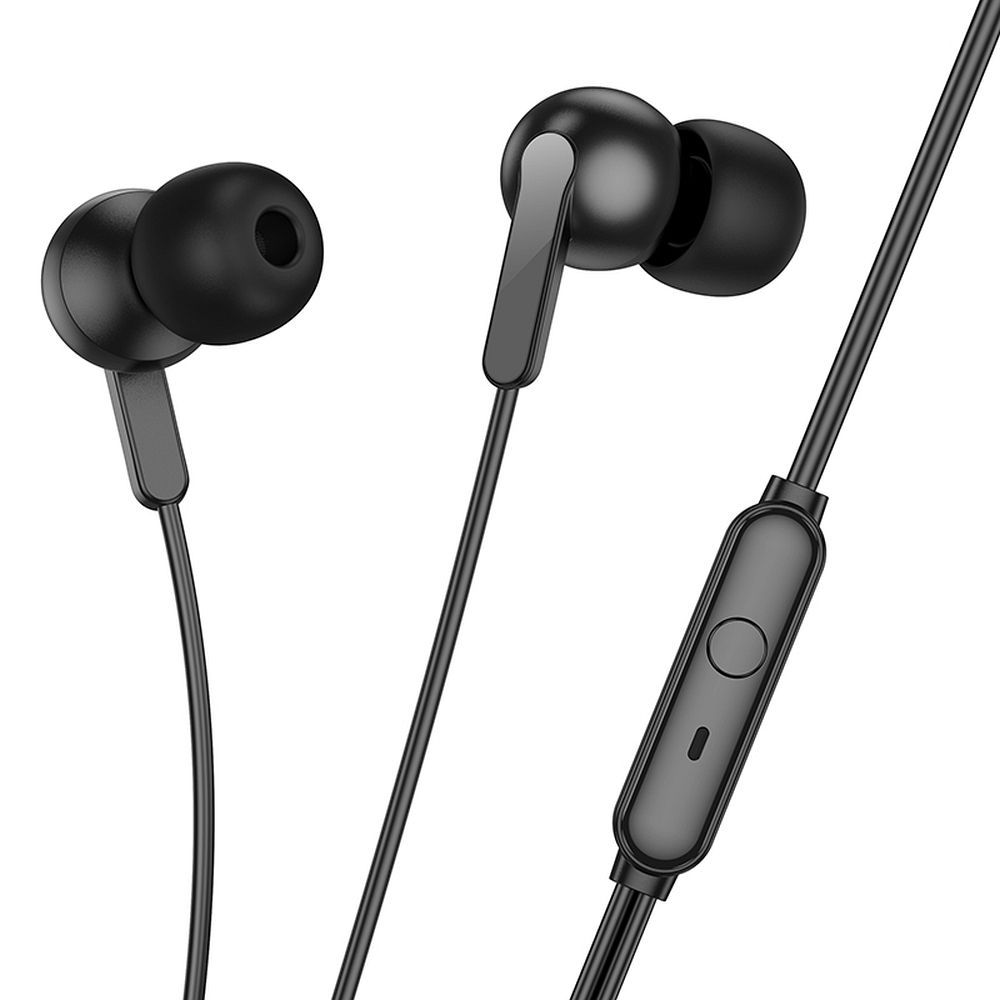 HOCO vadu austiņas Jack 3,5 mm ar mikrofonu M124 balta