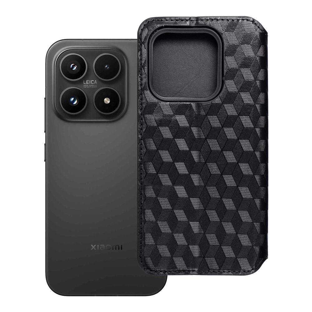 Atlokāmais maciņš Xiaomi 17 Cubic Book, melns